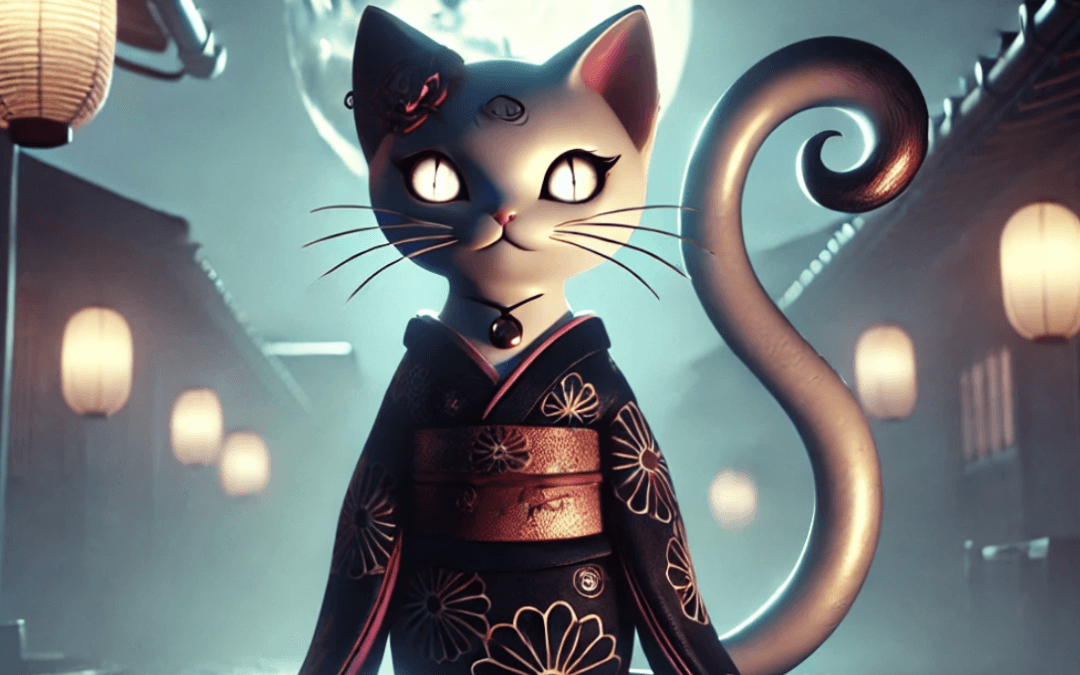 Das Geheimnis der Bakeneko: Japans wandelnde Katzengeister