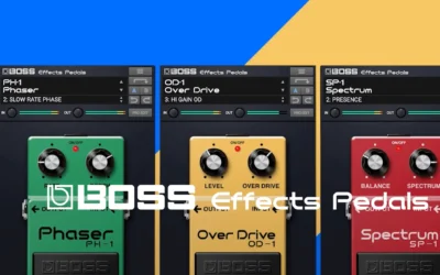 Legendäre BOSS-Gitarreneffekte jetzt als Plugin für die DAW verfügbar!